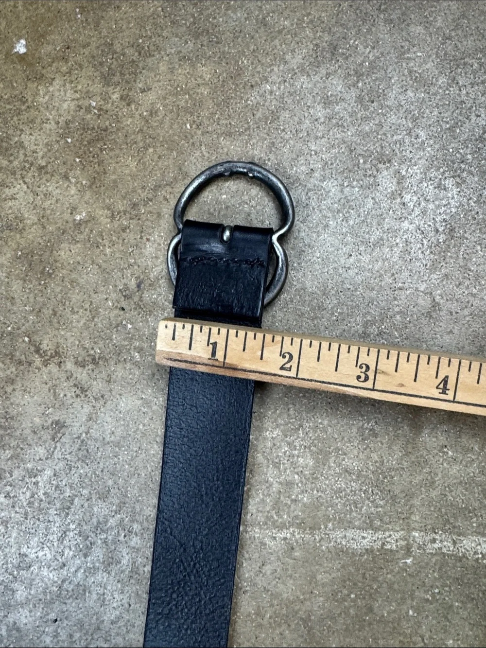 Women's Amsterdam Heritage “Vicky” Black Leather Belt Size: 90 (medium or 90cm)